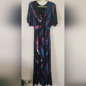 Express Feather maxi dress